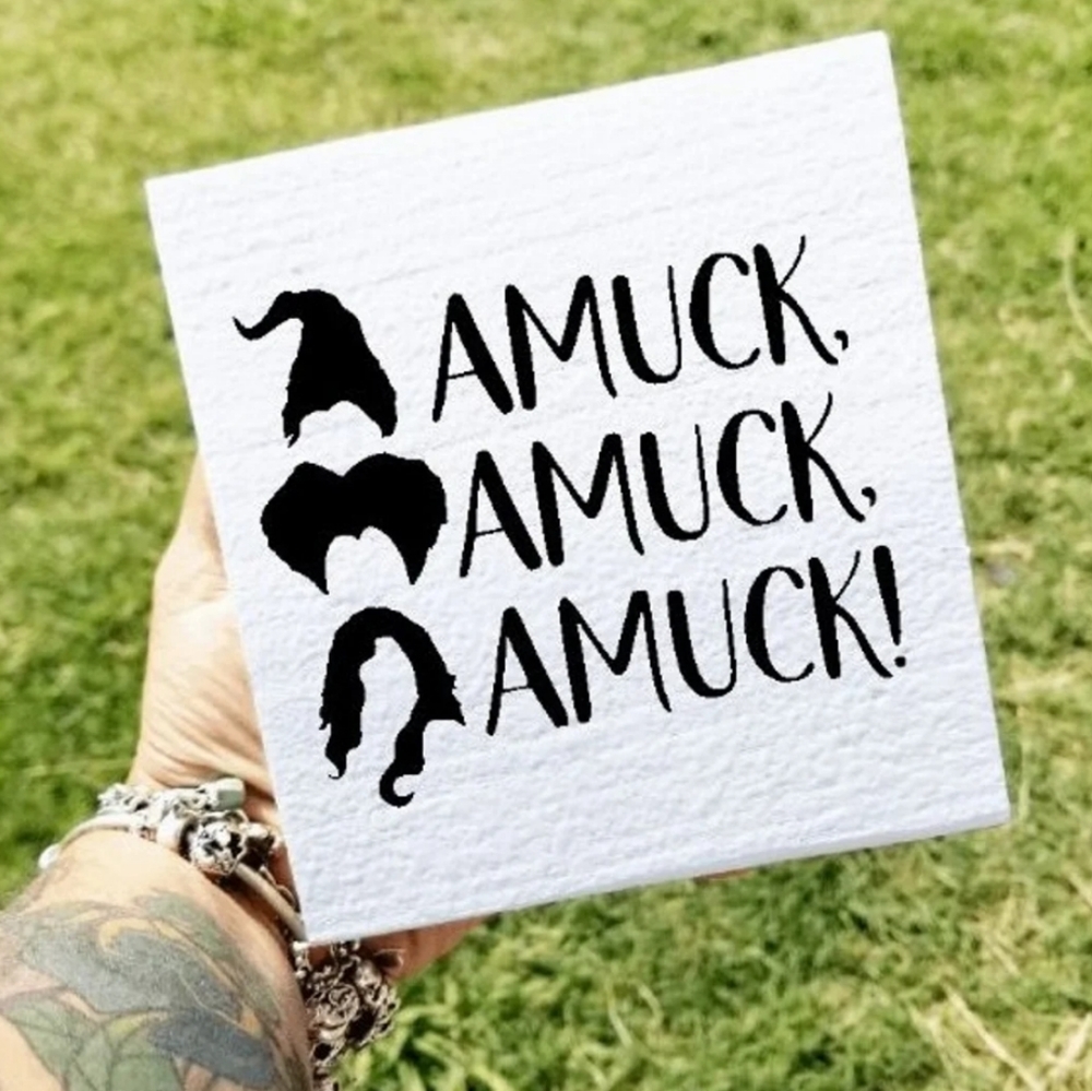 Hocus pocus wood sign